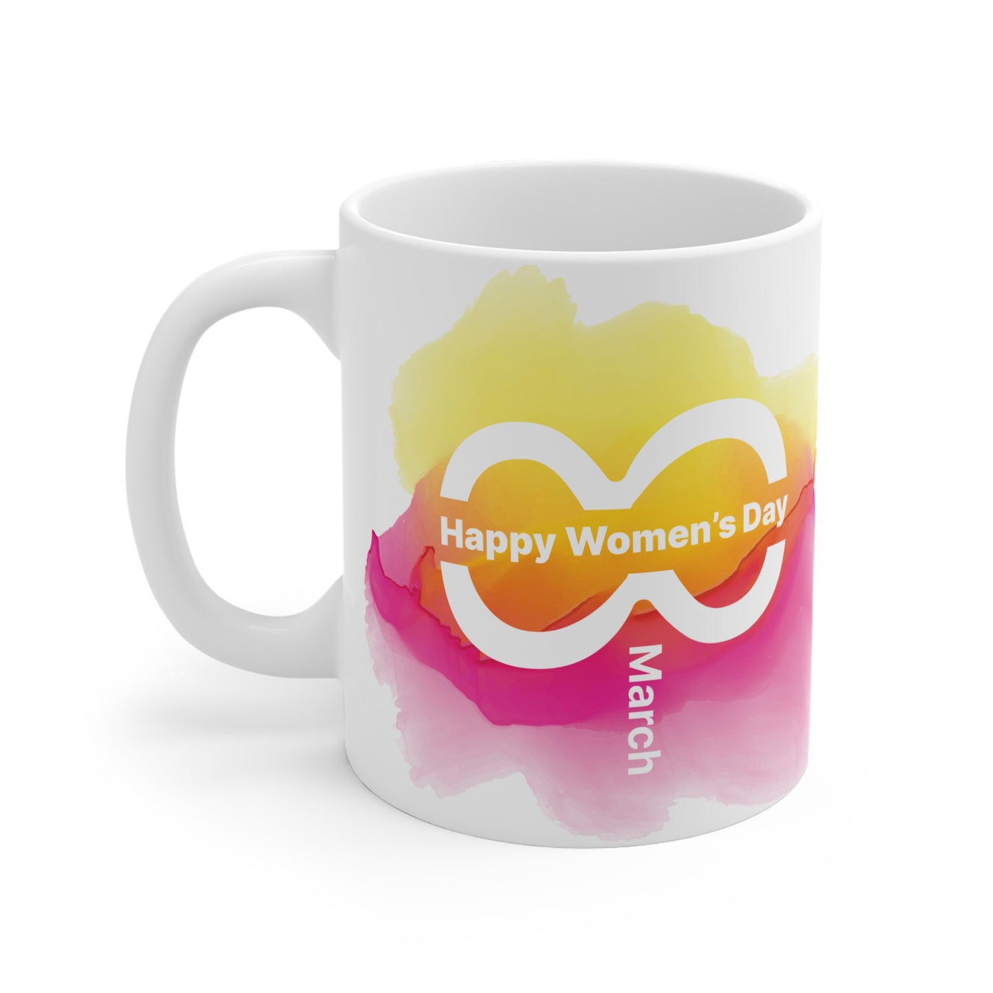 Happy Women’s Day Colorful Mug – 11oz Inspirational Gift for Women