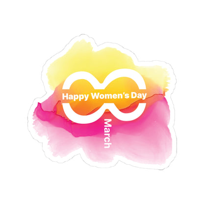 Happy Women's Day Kiss-Cut Stickers - Happy Women's Day Design