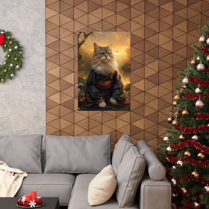 Enchanted Cat Art Poster - Whimsical Home Decor for Animal Lovers